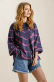 NAVY/FUCHSIA / S
